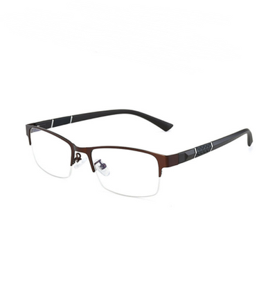 Armazón de Gafas Metálico para Miopía - Estilo Ejecutivo