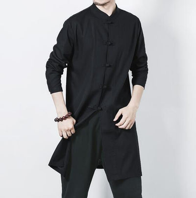 Chaqueta de Botones Lino y Algodón para Hombre - Image 15