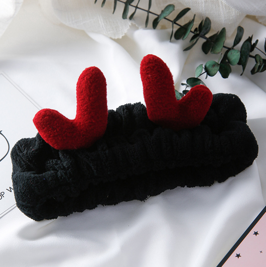Diadema Navideña con Astas de Alce - Banda Suave de Felpa Estilo Coreano - Image 4