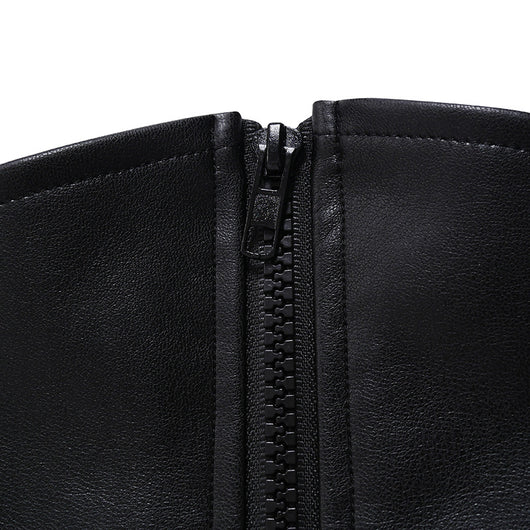 Overol Levantacaderas de Cuero PU con Cintura Ajustable para Mujer - Image 7