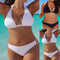 Bikini Dividido de Mujer en Colores Sólidos