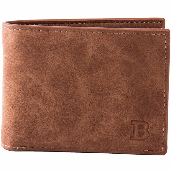 Billetera Slim para Hombre con Compartimento de Monedas y Clip de Dinero