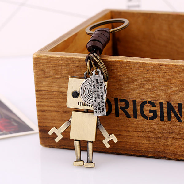 Llavero Robot Creativo para Bolsas y Mochilas