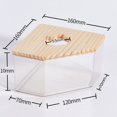 Arenero Transparente Gigante para Hámster - Bandeja Sanitaria con Arena Absorbente - Image 4