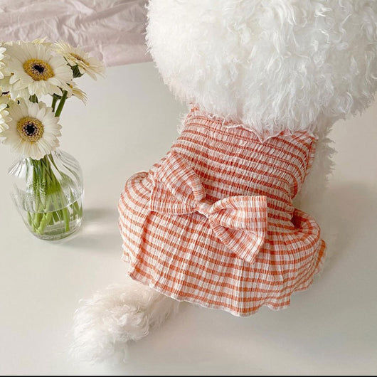 Falda Plisada a Cuadros para Perro Primavera y Verano - Image 6