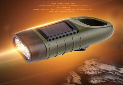 Linterna Solar con Manivela de Emergencia - Image 4