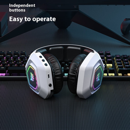 Auriculares Gaming Inalámbricos Bluetooth con RGB Luminoso - Image 3
