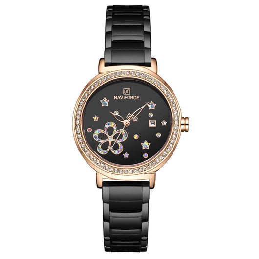 Reloj de Pulsera Floral Acero Inoxidable para Mujer - Image 12