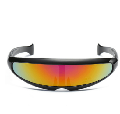 Gafas de Sol Futuristas con Lentes Espejo - Unisex Protección UV - Image 7