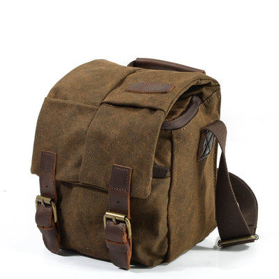 Bolsa de Cámara Retro de Un Hombro Impermeable - Image 7