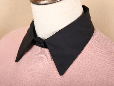 Cuello Falso Retro de Algodón con Encaje Desmontable para Mujer - Image 71