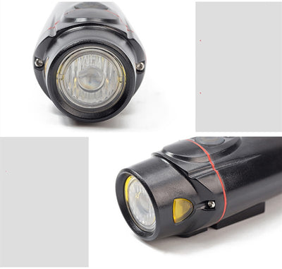 Luz Frontal y Trasera USB Recargable para Bicicleta - Image 3