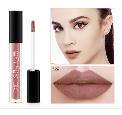 Brillo Labial Mate Impermeable de Larga Duración - Acabado Aterciopelado - Image 13