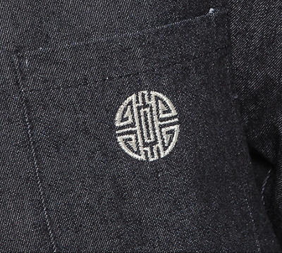 Chaqueta Denim Hanfu Retro - Fusión de Moda Oriental y Estilo Contemporáneo - Image 15