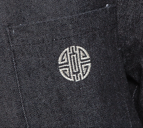 Chaqueta Denim Hanfu Retro - Fusión de Moda Oriental y Estilo Contemporáneo - Image 15