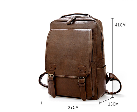 Mochila de Cuero PU Grande para Hombre - Image 5