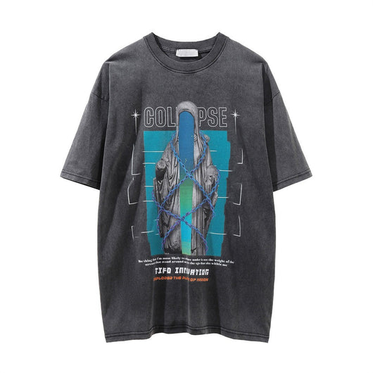 Playera Estampada Calavera Demonio para Hombre - Image 5