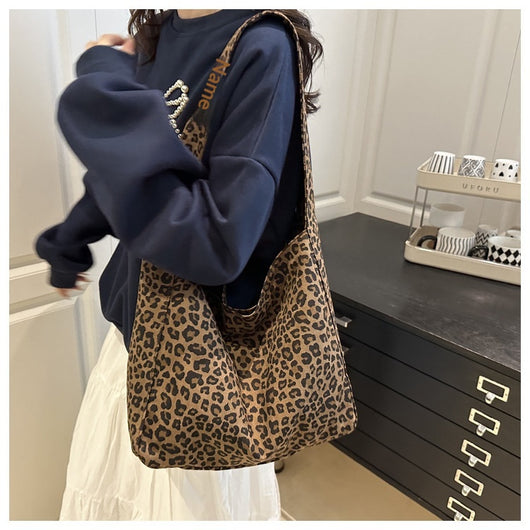 Bolsa de Gran Capacidad con Estampado de Leopardo para Mujer - Image 16