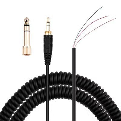 Cable de Reparación de Audio con Conector y Resorte Metálico