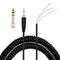 Cable de Reparación de Audio con Conector y Resorte Metálico