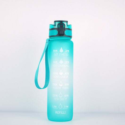 Botella de Agua Transparente 1L Kawaii sin BPA - Infusor de Frutas Reutilizable - Image 8