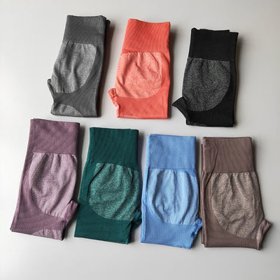 Conjunto de Yoga Cintura Alta con Elástico Deportivo - Image 3