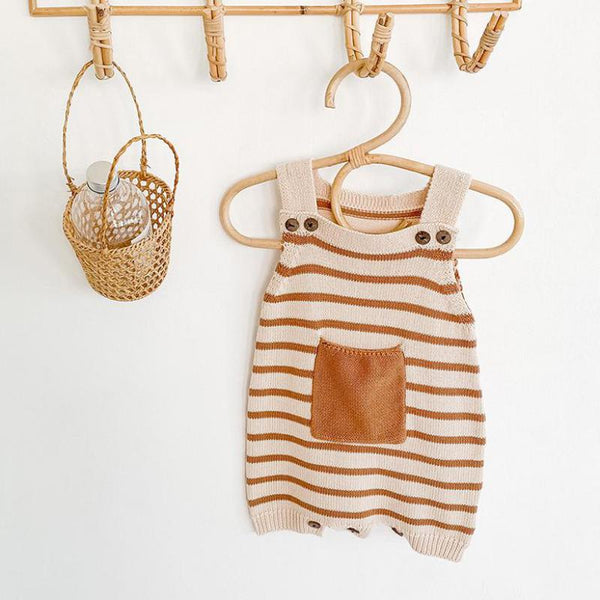 Jumpsuit de Lana Tejida para Bebés e Infantes