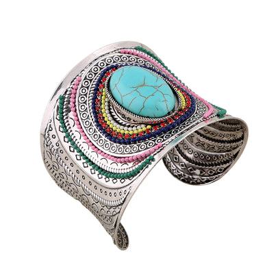 Pulsera Brazalete de Aleación con Estilo Atmosférico - Image 5