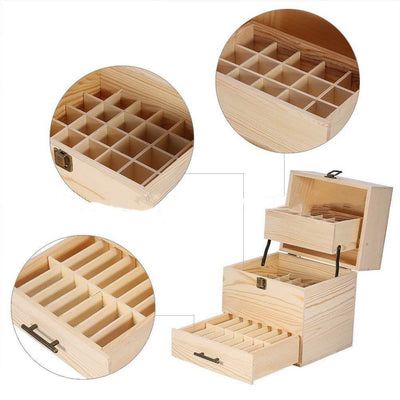 Caja de Madera Plegable para Aceites Esenciales - Image 2