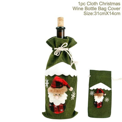 Calcetines Navideños para Botellas de Vino - Image 17