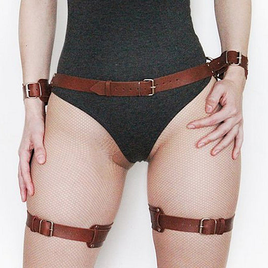 Cinturón de Cuero para Noche - Accesorio Temptation Nightclub - Image 4