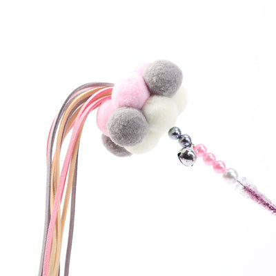 Juguete Interactivo para Gatos - Pompón de Plumas Hecho a Mano - Image 5