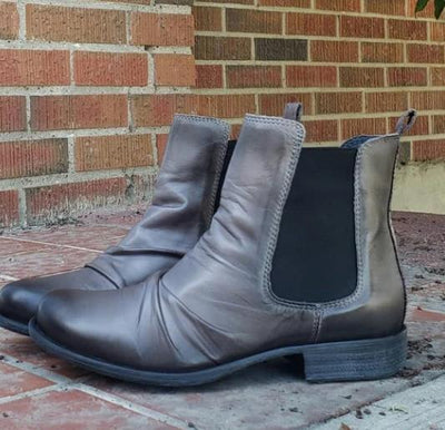 Botas Cortas Mujer Estilo Europeo Tacón Cuadrado - Talla Grande - Image 7