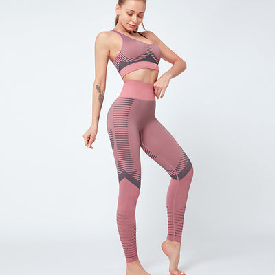 Pantalones de yoga con detalles recortados para mujer - Image 28