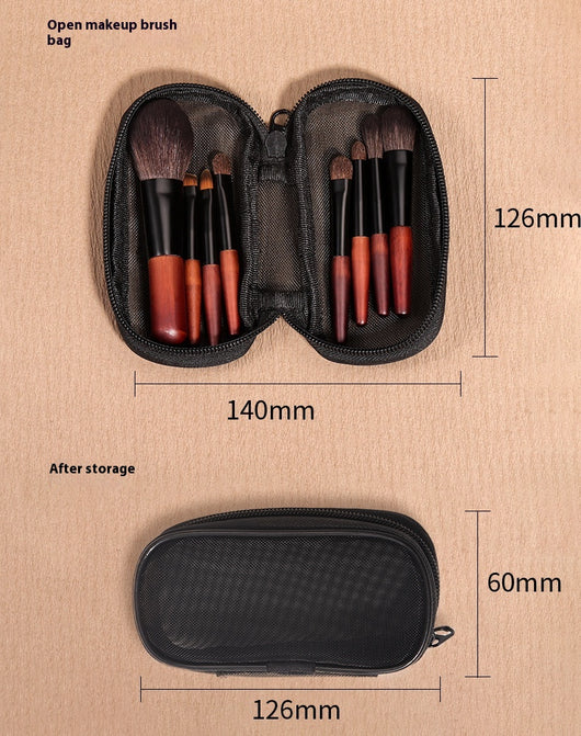 Kit Portátil de Brochas de Maquillaje Compacto para Viajes - Image 10