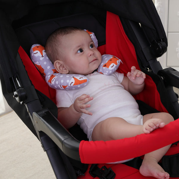 Almohada de Viaje Protectora para Bebé - Soporte en Forma de U para Auto
