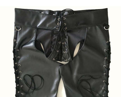 Shorts de Cuero Patente para Hombre - Diseño Audaz y Seductor - Image 4