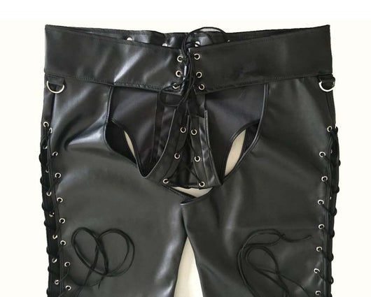 Shorts de Cuero Patente para Hombre - Diseño Audaz y Seductor - Image 4