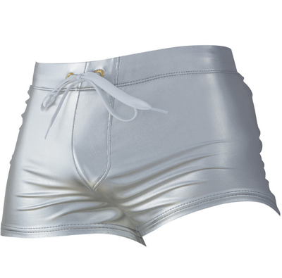 Bóxer de Baño Hombre Triángulos Dorado y Plata - Image 10