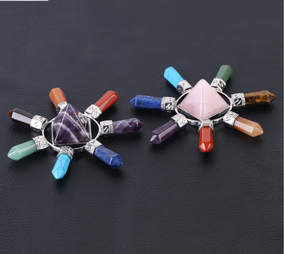 Joya de Chakras con Cristales Naturales y Piedras Semipreciosas - Image 4