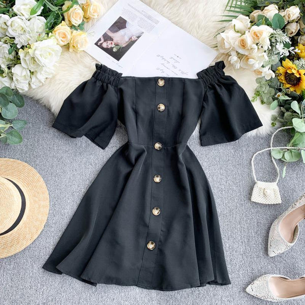 Vestido Entallado de Cintura Única