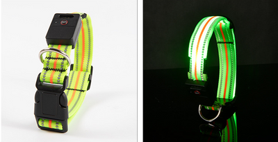Collar Inteligente para Mascotas con Fibra Óptica, Impermeable y Carga Magnética - Image 11
