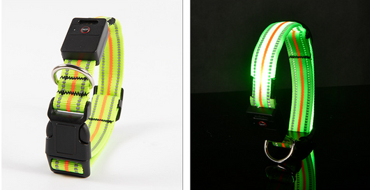 Collar Inteligente para Mascotas con Fibra Óptica, Impermeable y Carga Magnética - Image 11