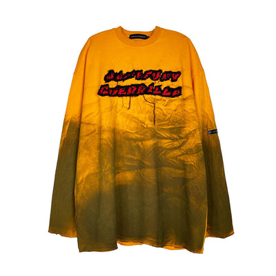 Playera Hip-Hop Oversized de Manga Larga - Estilo Urbano Trendy - Image 4