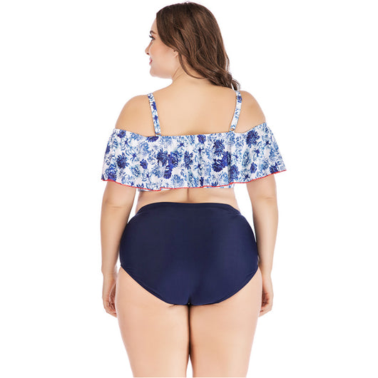 Traje de Baño Estampado Talla Grande para Mujer - Image 12