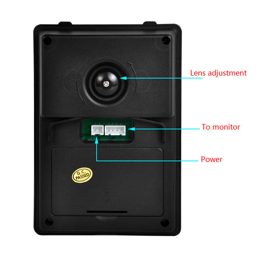 Timbre Videoportero LCD 7" Visión Nocturna HD Impermeable con Ángulo Ajustable - Image 3
