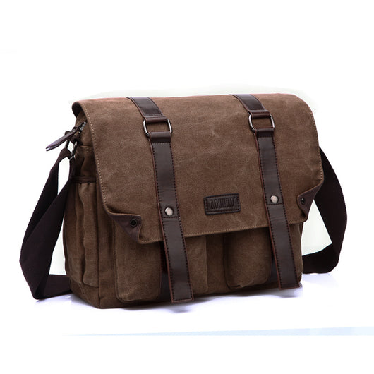 Bolsa de Lona Casual para Hombre - Diseño Minimalista y Versátil - Image 5