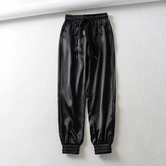 Pantalones con Cintura Elástica y Cordón Ajustable