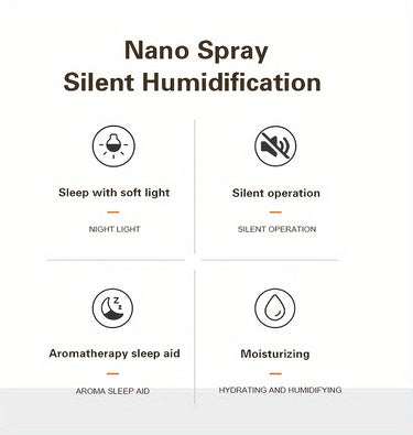 Humidificador Silencioso con Aromaterapia y Luz Ambiental para Embarazadas y Bebés - Image 9