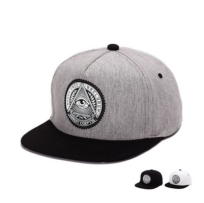 Gorra Hip Hop de Algodón con Visera Plana y Diseño Urbano